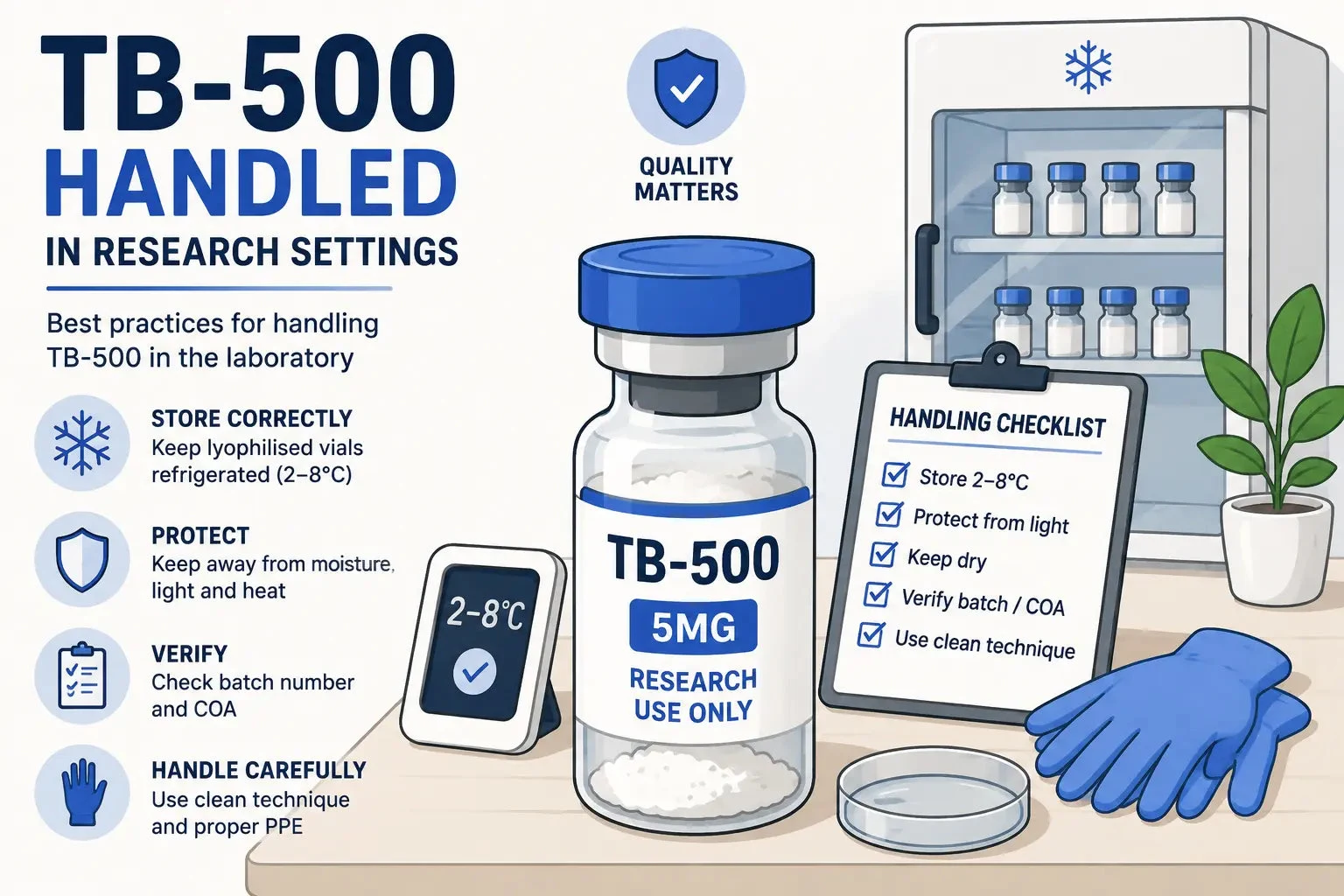 How Is TB-500 Handled in Research Settings?