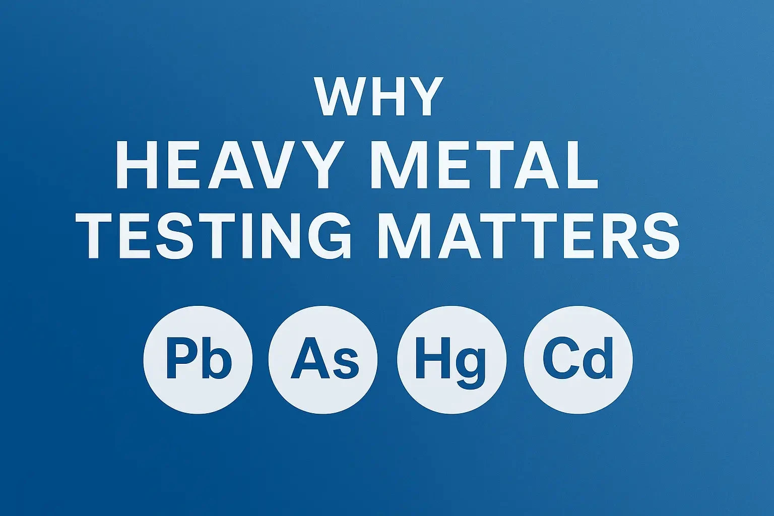 Why Heavy Metal Testing Matters in Research Peptides