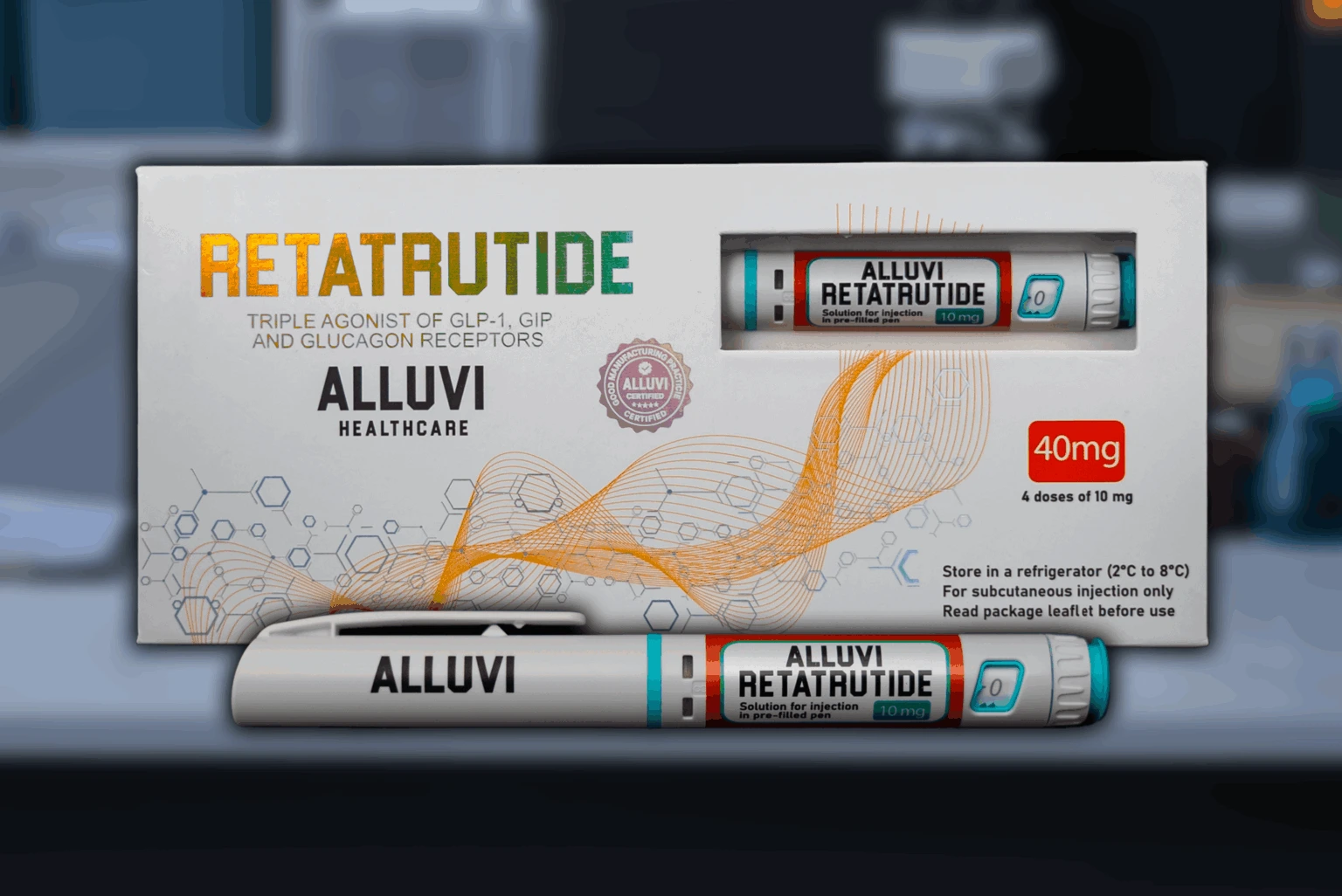 Alluvi Retatrutide 40mg Research Pen