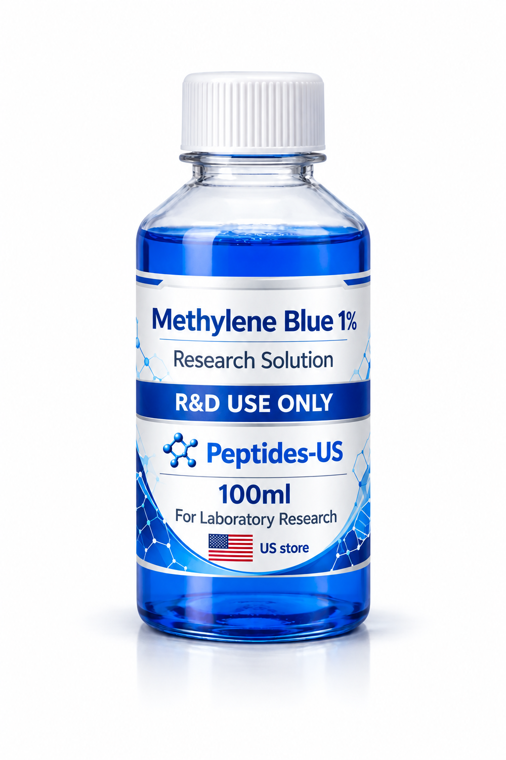 Methylene Blue 1% Research Solution (100ml) product image 1