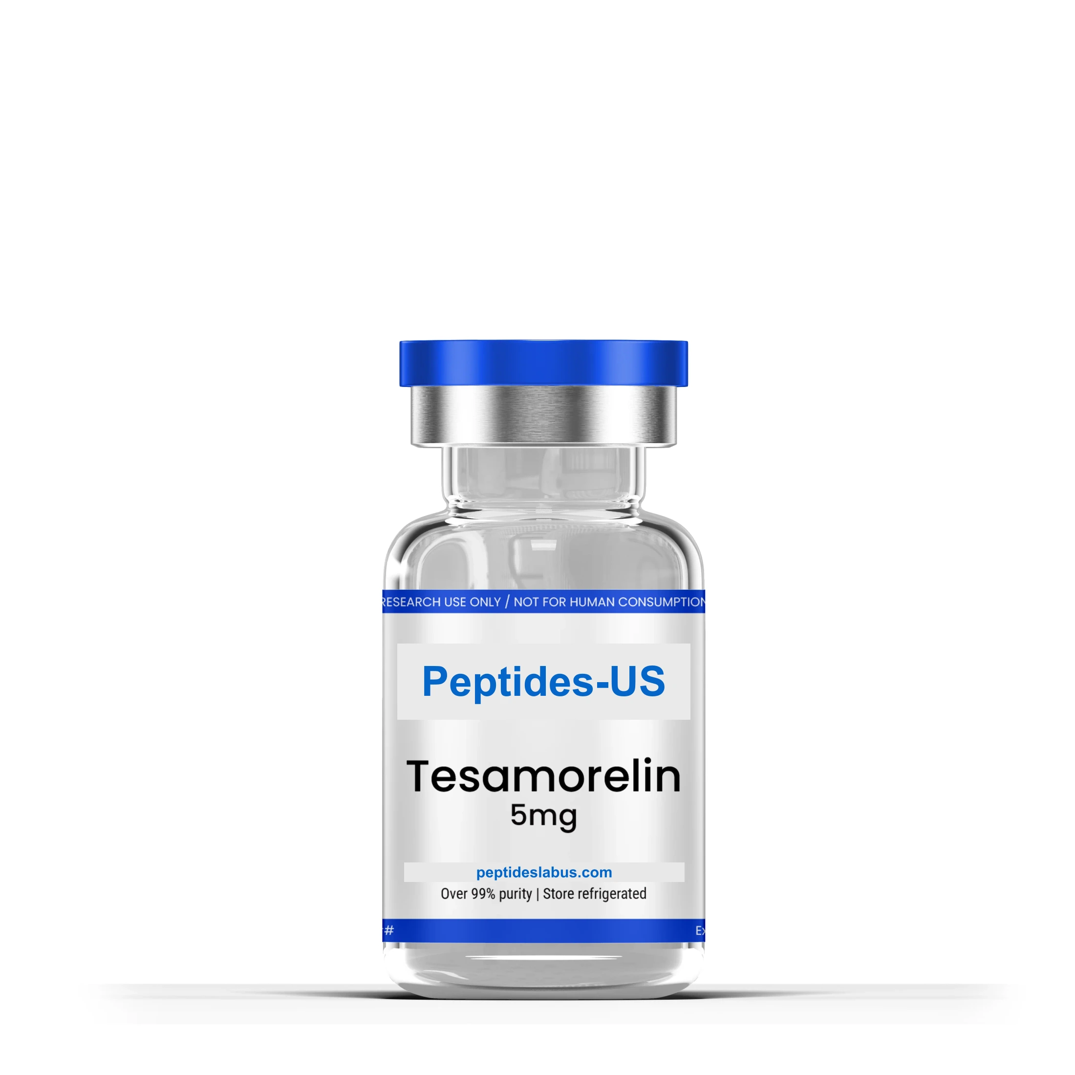 GHRH 1-44 Analog Amide 5mg Tesamorelin research peptide vial